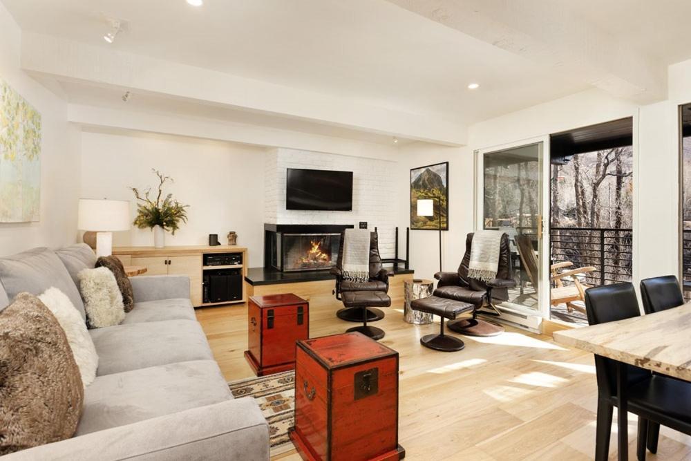 אספן Chateau Roaring Fork Unit 25, Contemporary Condo With River Views, Close To Town מראה חיצוני תמונה
